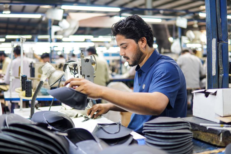 Spartans Global footwear production floor, Lahore