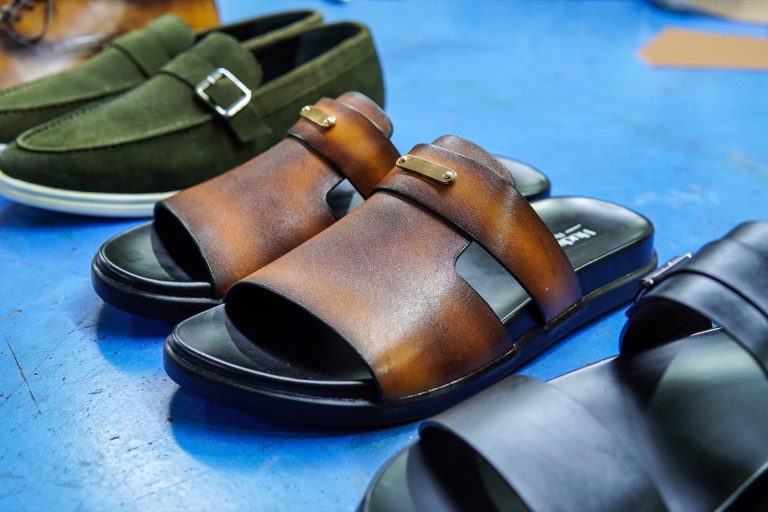Finished footwear produced by Spartans Global