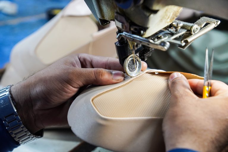 Lasting and assembly of footwear uppers