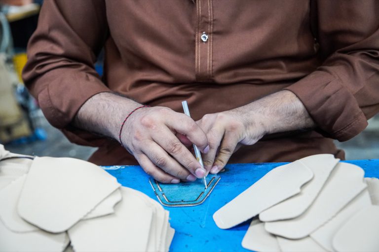 Lasting and assembly of footwear uppers