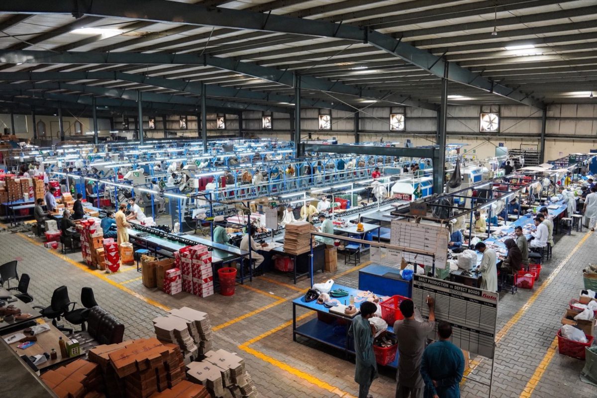 Spartans Global footwear production floor, Lahore