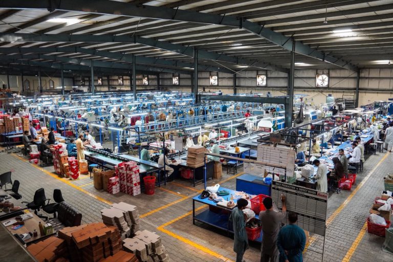 Spartans Global footwear production floor, Lahore