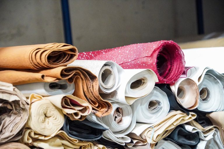 Leather, textile and trim material store