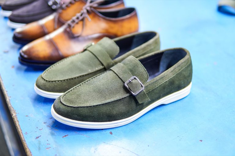 Finished footwear produced by Spartans Global