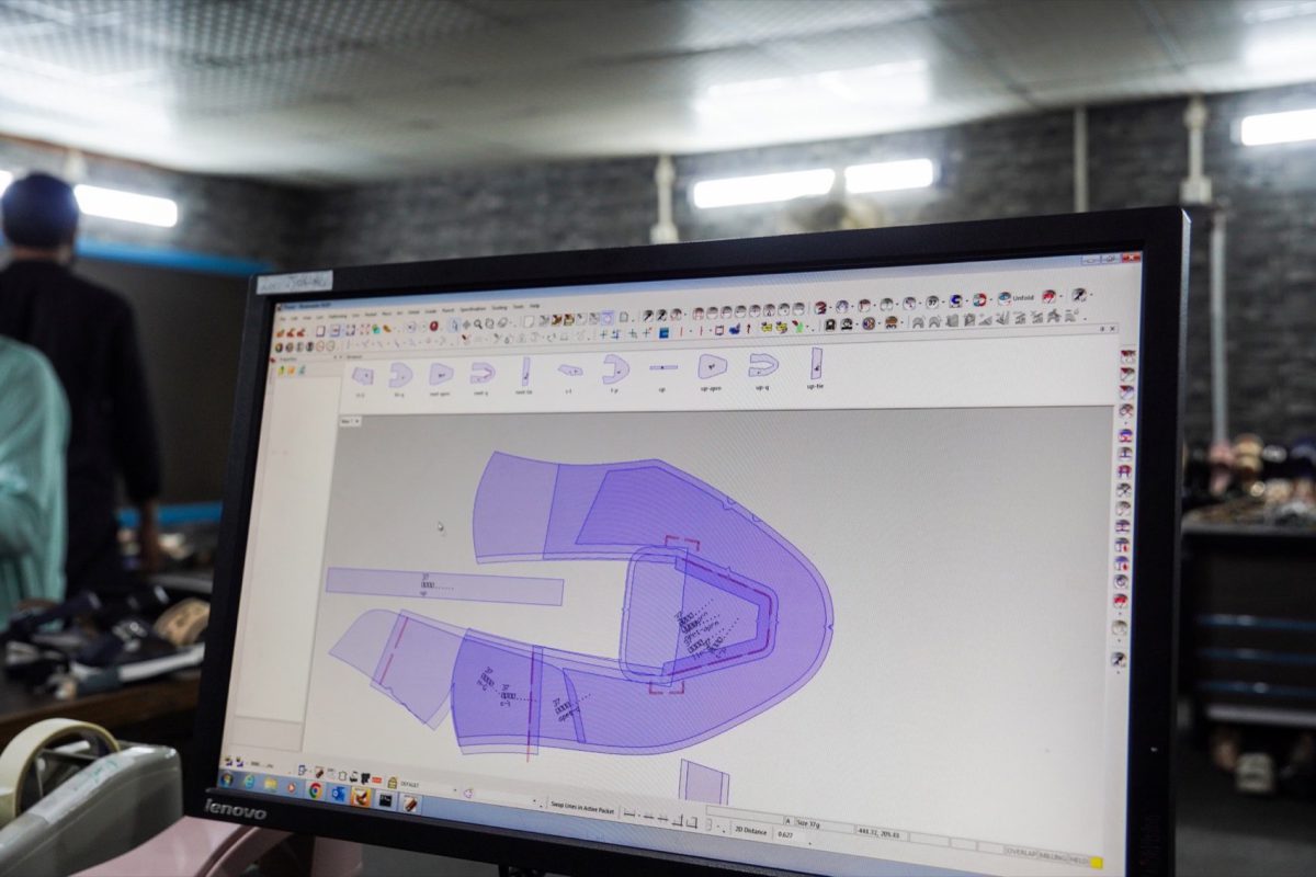 Footwear design and pattern development