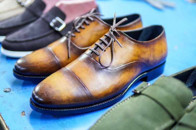 Finished footwear produced by Spartans Global