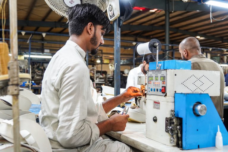 Lasting and assembly of footwear uppers