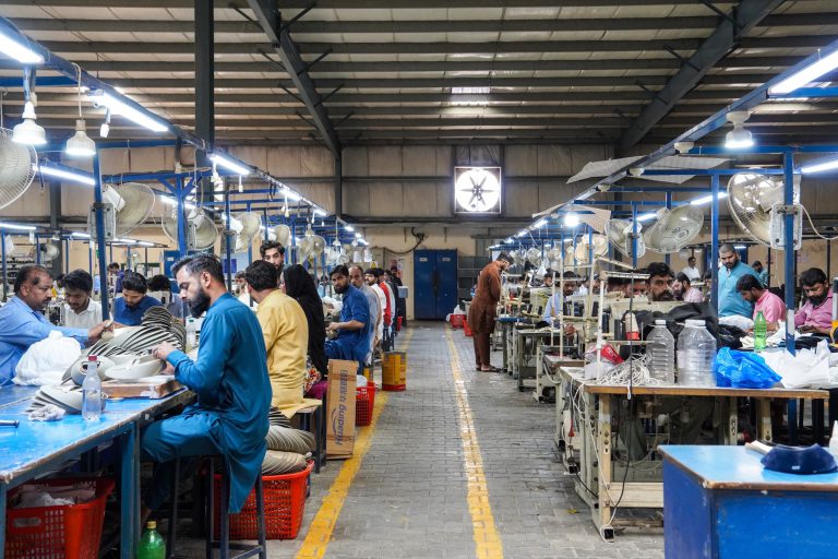 Spartans Global footwear production floor, Lahore