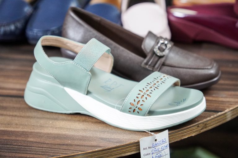 Finished footwear produced by Spartans Global