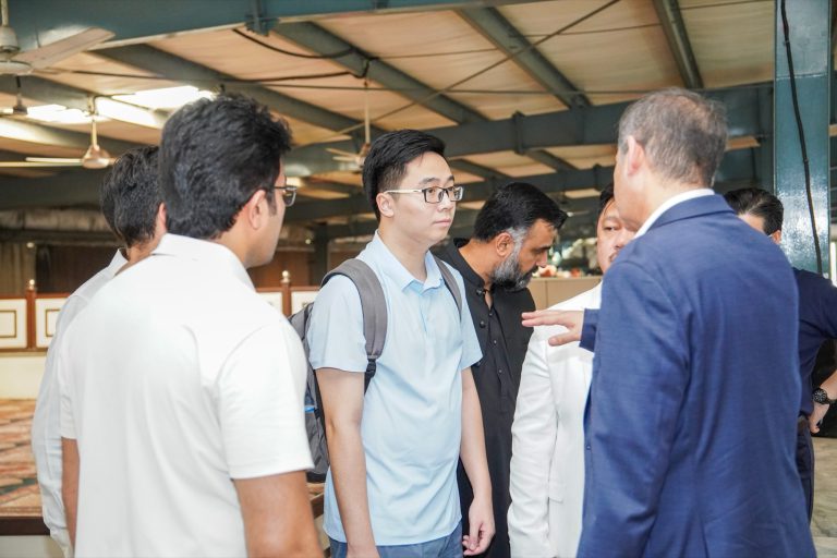 International buyer delegation visiting the Spartans Global footwear factory